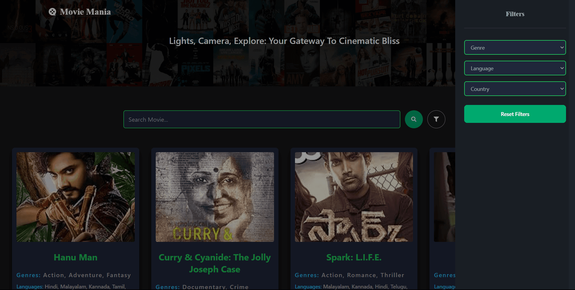 Movie Mania - A Movies Info App