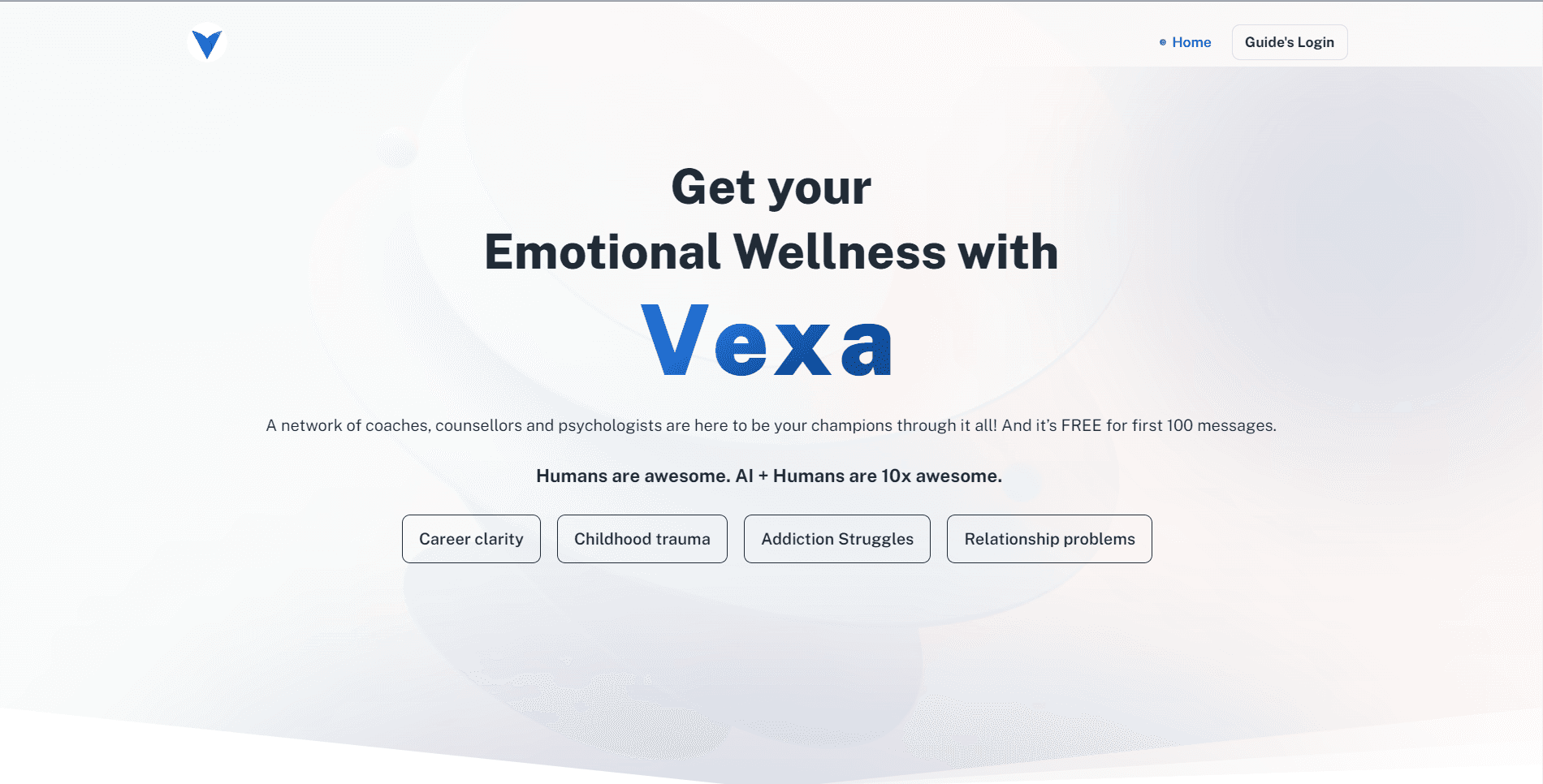 Vexa - AI Counseling Platform